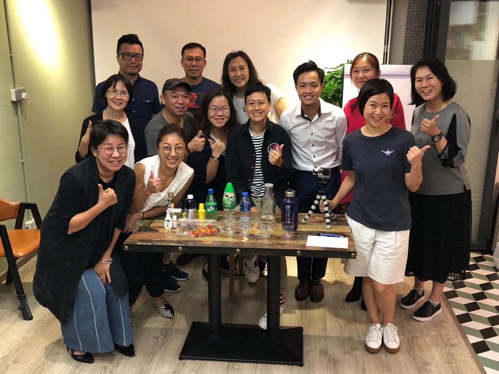 還原水培訓結束後開心大合照